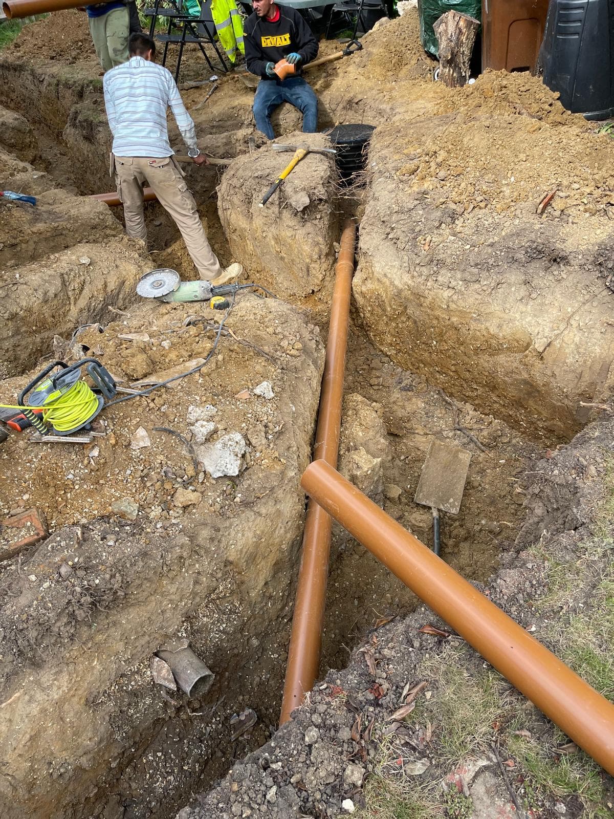 Completed bathroom tiling in Stanmore